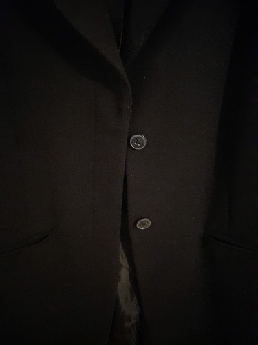 Ladies Next Black Sleeveless Jacket Long Waistcoat Lined Size 8 - Picture 6 of 8