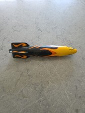 RARE SwimWays Toypedo Gliding Underwater Torpedo Pool Toy 11.5" Flames VTG