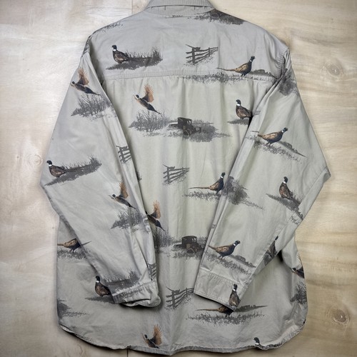 Columbia River Lodge Pheasant Hunting Button Down Shirt Mens Sz XL Sportsman - Picture 7 of 9