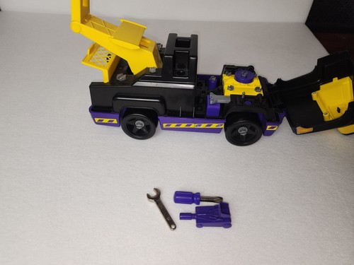 Vintage Play School Cool Tools Purple & Black Tow Truck 1995 Hasbro - Picture 16 of 21