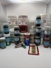 CRAFT GLITTER   lot 22 Pieces/ Some New Some Partially Used.