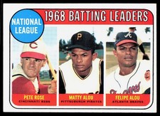 (Pete Rose / Matty Alou / Felipe Alou) LL 1969 Topps #2