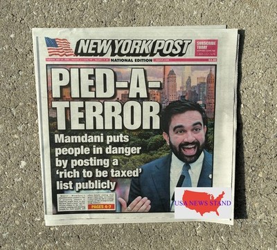 NEW YORK POST - TUESDAY JULY 28, 2026 (NYC MAMDANI TAX THE RICH LISTING)