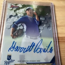 GARRETT DAVILA 2016 BOWMAN'S BEST ON CARD BEST OF 2016 REFRACTOR AUTO