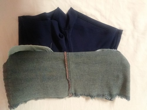 Justice Girls Studded Denim Skirt with Frayed Hem and Built-in Shorts Size 8 - Picture 3 of 4