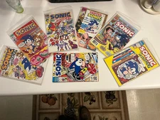 Sonic The Hedgehog  #1-7 Lot  refer to pictures