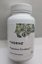 Thorne Magnesium CitraMate, 90 Capsules EXP 05/2028
