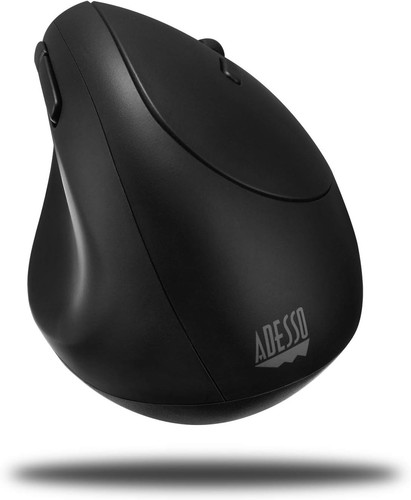 Adesso IMOUSE V10 WRLS VERTICAL ERGONOMIC MOUSE BLK OPTICAL 30 FT RANGE, Black - Picture 7 of 8