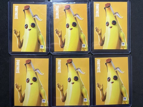 2019 Panini Fortnite Series 1 Italy Print Peely Base Lot X6 #233 