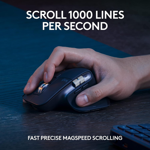 MX Keys S Combo - Performance Wireless Keyboard and Mouse with Palm Rest, Custom - 第 4/11 張圖片
