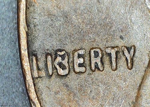 1955 D ERROR Lincoln Wheat Penny - Picture 2 of 8