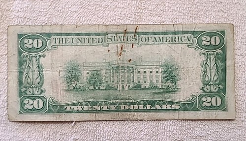 1929, Brown Seal, Atlanta, $20 Note - Picture 2 of 4