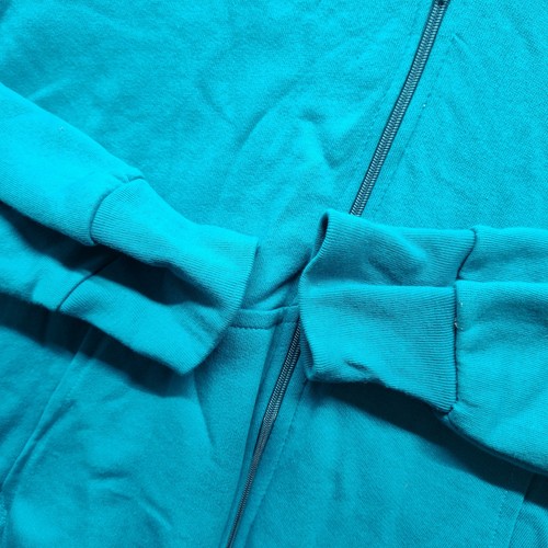 Vtg Nos Full Zip Hooded Large Sweatshirt Thermal Lining New - Picture 4 of 10