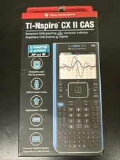 Sealed Texas Instruments TI-Nspire CX II CAS Graphing Calculator Black | Blue