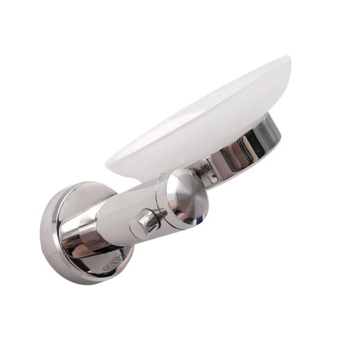 1 Set Stainless Steel Soap Holder Wall Mount Soap Dish Sponge Shower Tray Soap - Bild 3 von 11