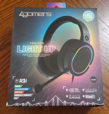 Ends 10/6 11AM PST! 4 Gamers Panther Light-Up Headset
