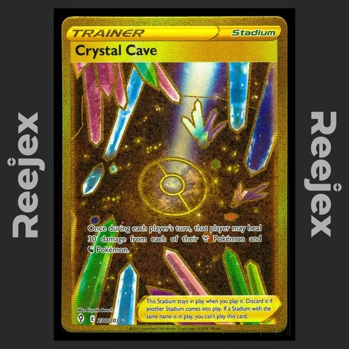 Crystal Cave - 230/203 - Secret Rare - Evolving Skies - Pokemon Card - NM/M