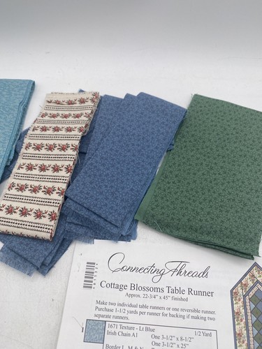Connecting Threads Cottage Blossoms Table Runner Kit - Picture 6 of 7