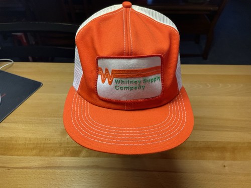Vintage Whitney Supply Company Mesh Trucker Mütze Kappe K Produkte hergestellt in den USA - Bild 2 von 10