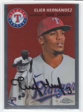 #33 2023 Topps Chrome Platinum Anniversary  Elier Hernandez Rangers