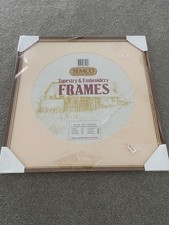 Semco Tapestry  Embroidery Frame Wood Peach New 39cm x 40cm