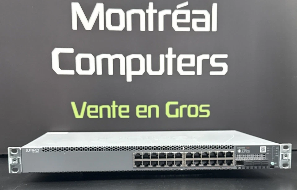 Juniper EX2300-24P 24-port Gigabit RJ-45 PoE 4-port 10Gb SFP+ Network Switch