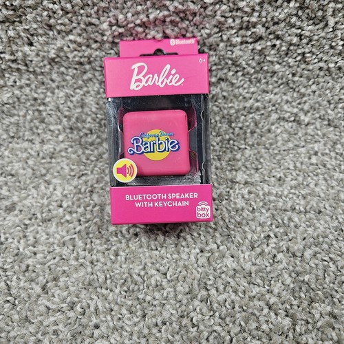 Mattel Barbie Bitty Box Bluetooth Portable Speaker W/Keychain Rechargeable - Picture 6 of 9