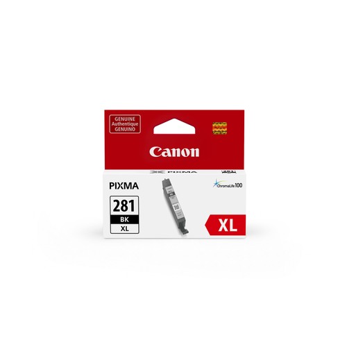 Canon CLI-281 ChromaLife 100+ czarny wysokowydajny zbiornik atramentu, 2037C001
