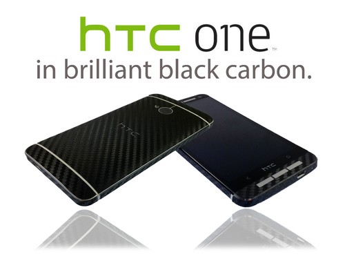 Textured Carbon Fibre Skin Wrap For HTC ONE M7 Cover Sticker Protector Case - Picture 2 of 23