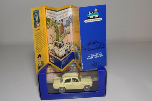 A26 1:43 52 ATLAS HERGE TINTIN TINTIN ALFA ROMEO CASTAFOIRE EMERALD MIB - Picture 1 of 4