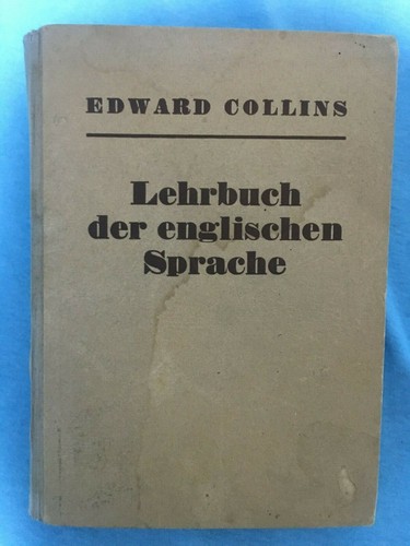 Lehrbuch der englischen Sprache