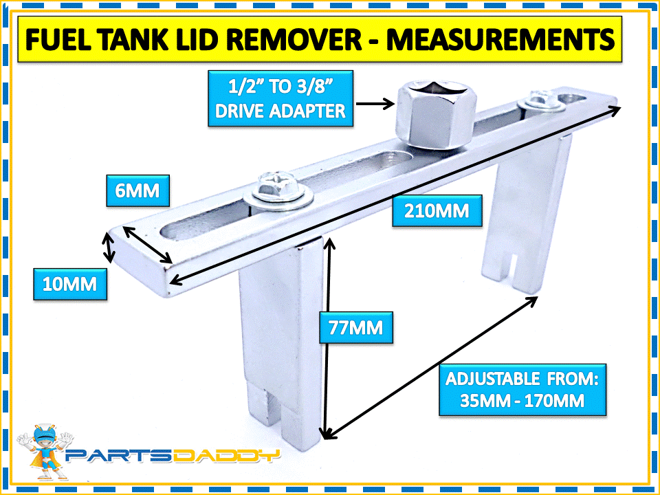Universal Fuel Tank Lid Sender Unit Removal Assembly Tool Fuel Pump NEW