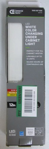 Kommerzieller elektrischer Direktkabel 12 Zoll LED weiß CCT Wickel Unterschrankleuchte