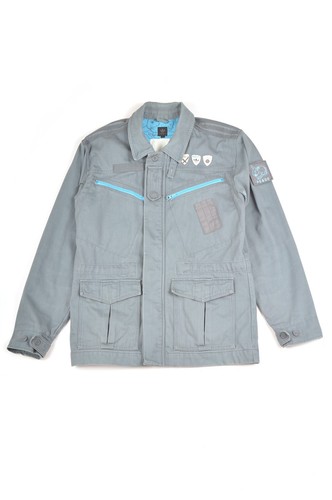 Adidas Vintage 2005 Flight Jacket Liam Gallagher Blue 747393 Size M