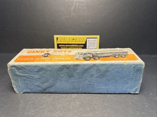 1953 Dinky Supertoys - 504 FODEN 14 TON TANKER - Blue - Original Box B - Picture 12 of 19