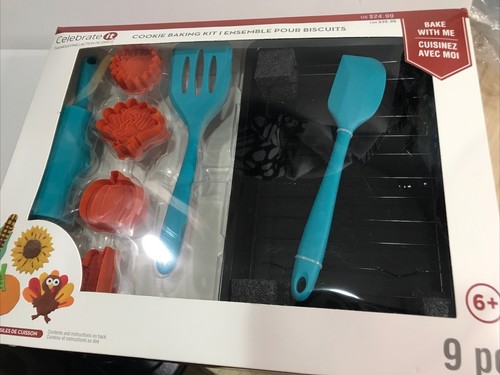 Celebrate It Bake With Me Thanksgiving Keks Backset 9-teilig für Erwachsene & Kinder - Bild 1 von 3