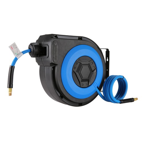 50/80ft Retractable Air Hose Reel Wall Mounted Air Compressor Garage Repair Tool - Picture 6 of 26