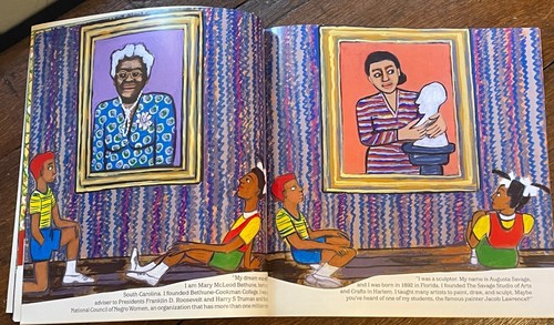 SIGNED - DINNER AT AUNT CONNIE'S HOUSE - Faith Ringgold, 1st Ed 1996 - Imagen 8 de 8