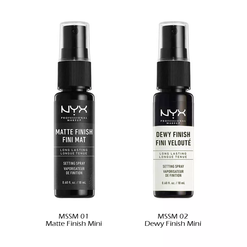 1 NYX Makeup Setting Spray Mini Size - Matte & Dewy 