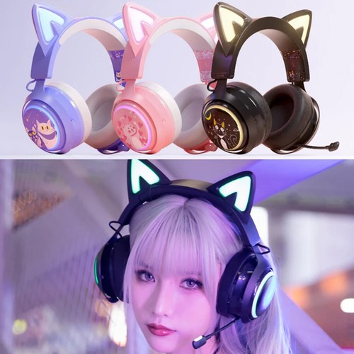 Over-Ear Head-Mounted Headset Leuchtender Stereo-Gaming-Kopfh?rer mit Mikrofon - Bild 5 von 7