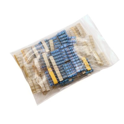 300 Stück 0,25W Widerstände Sortiment Kit 30Werte 1R-1M 1/4W 5% Carbon Film Pack