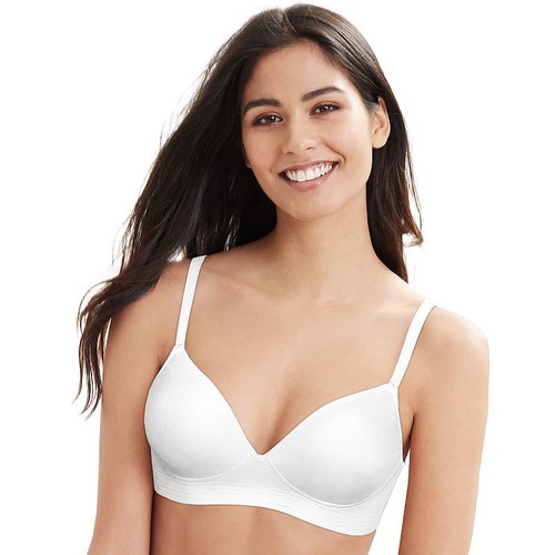 Hanes Ultimate No Dig Support Wireless Bra DHHU35 White Sz.2XL - Picture 5 of 12