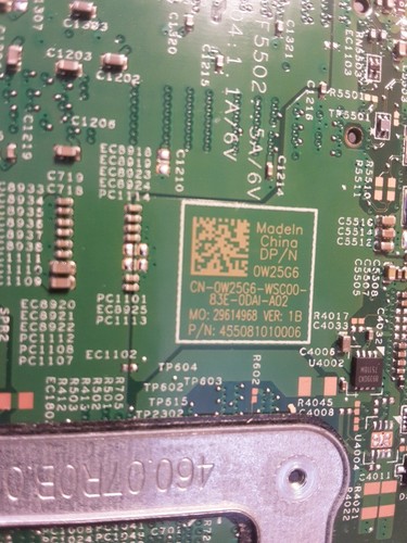 Dell Inspiron 5378/5379 Motherboard+FAN i3-7100U CN-0W25G6,01VJDK, BIOS PASSWORD - Picture 7 of 10