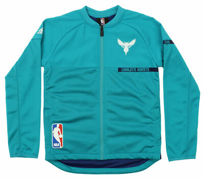 Charlotte Hornets ウォームアップジャケット Men's Mitchell & Ness Blue Charlotte Hornets Exploded Logo
