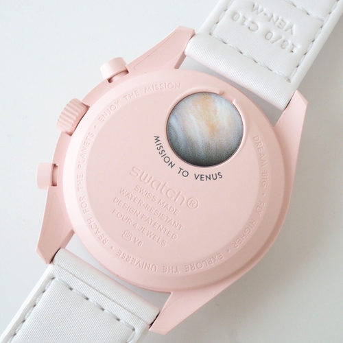 Omega x Swatch Moonwatch MISSION TO VENUS SO33P100 Quartz Chronograph Box Paper - Picture 10 of 16