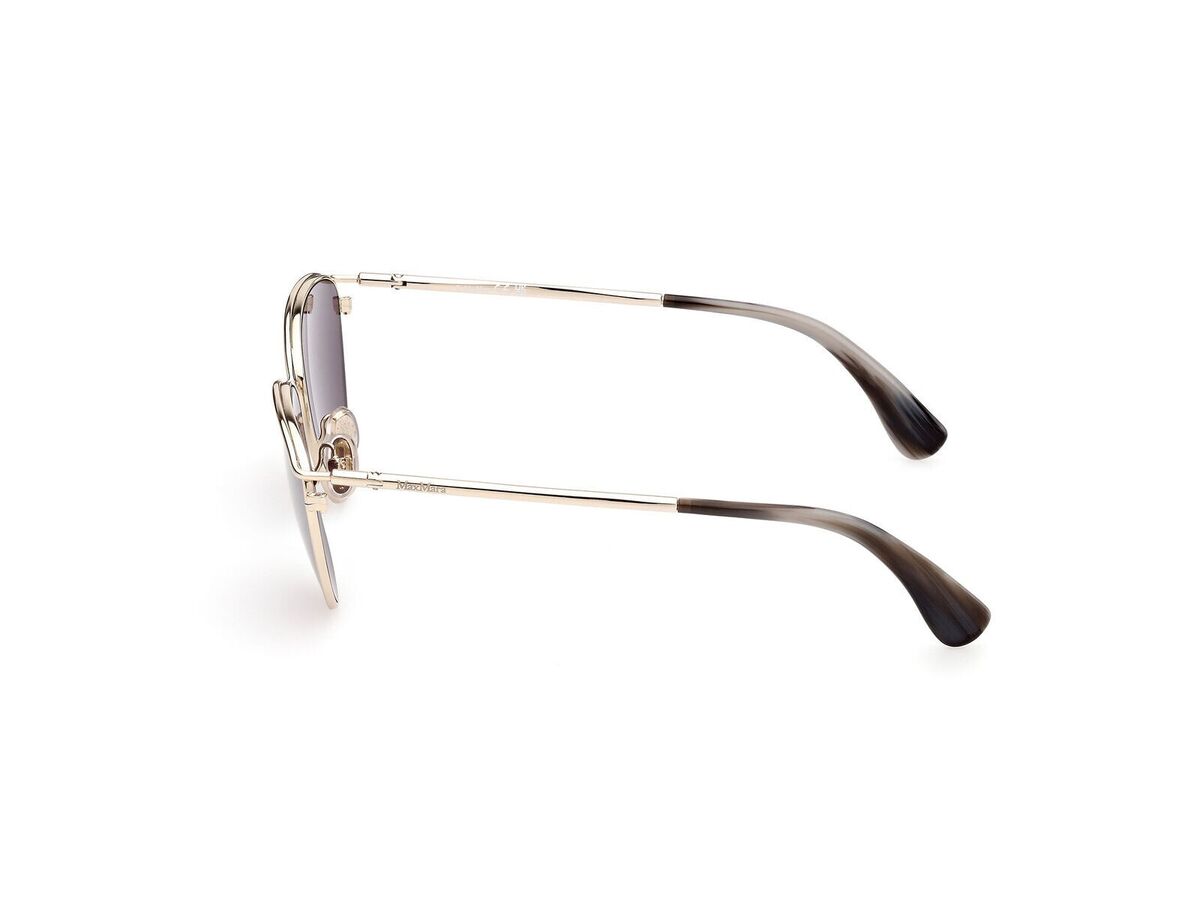 MAXMARA キャットアイフレムサンクラス MM0044 63A MAX MARA DESIGN1 MM0044 63A Gold Cat Eye Metal Sunglasses