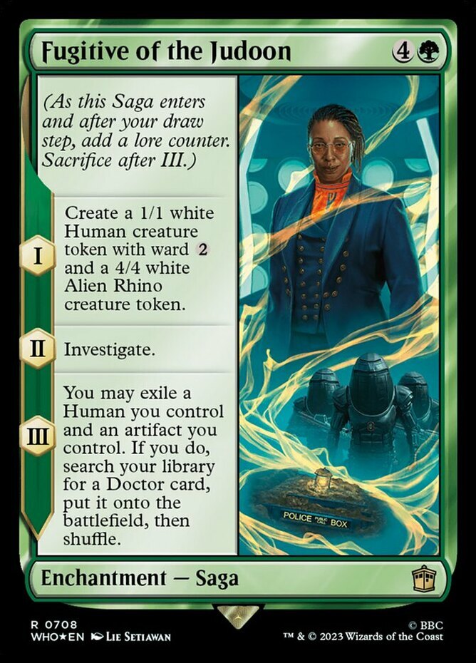 Near Mint, English - 1 x MTG Fugitive of the Judoon - Surge
