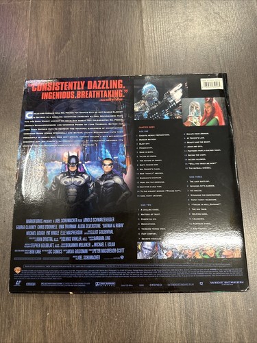 BATMAN AND ROBIN - NTSC AC3 LASERDISC WIDESCREEN 2-DISC SET - Picture 5 of 5