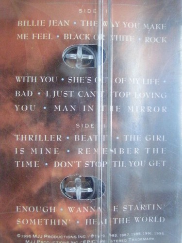 MICHAEL JACKSON MJ HISTORY BOOK1 RARE CASSETTE INDIA - Picture 3 of 3