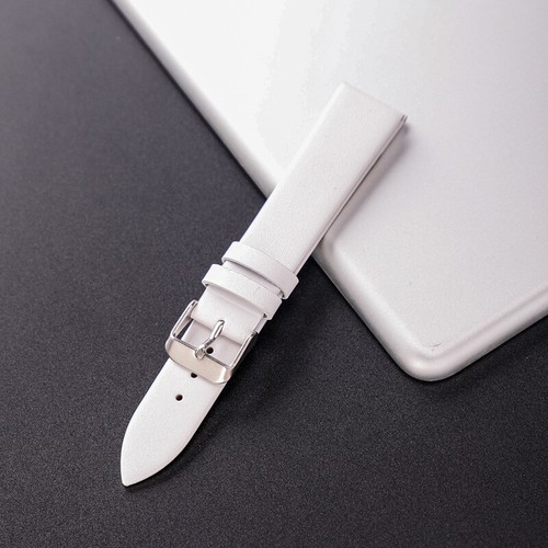 Vintage Genuine Leather Watch Strap Watchband Pin Buckle Replacement Watch Parts - Picture 33 of 71